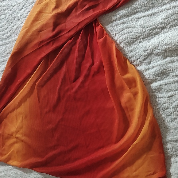 Swimsuit cover up Orange and yellow - Picture 2 of 4